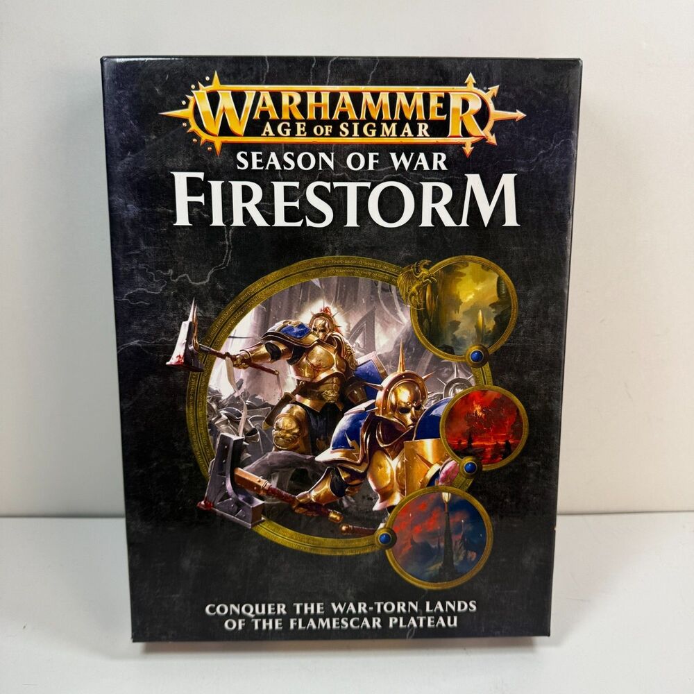 INCOMPLETE WARHAMMER AGE OF SIGMAR SEASON OF WAR FIRESTORM MULTIPLAYER CAMPAIGN